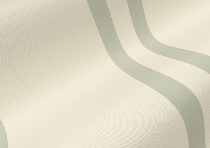 Adelaide, Winnies Stripe Bud Green - Roller Blind - Image 4